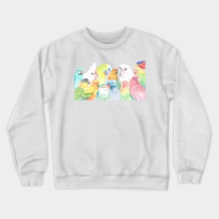 Special 2022 - parrots watercolor portrait Crewneck Sweatshirt